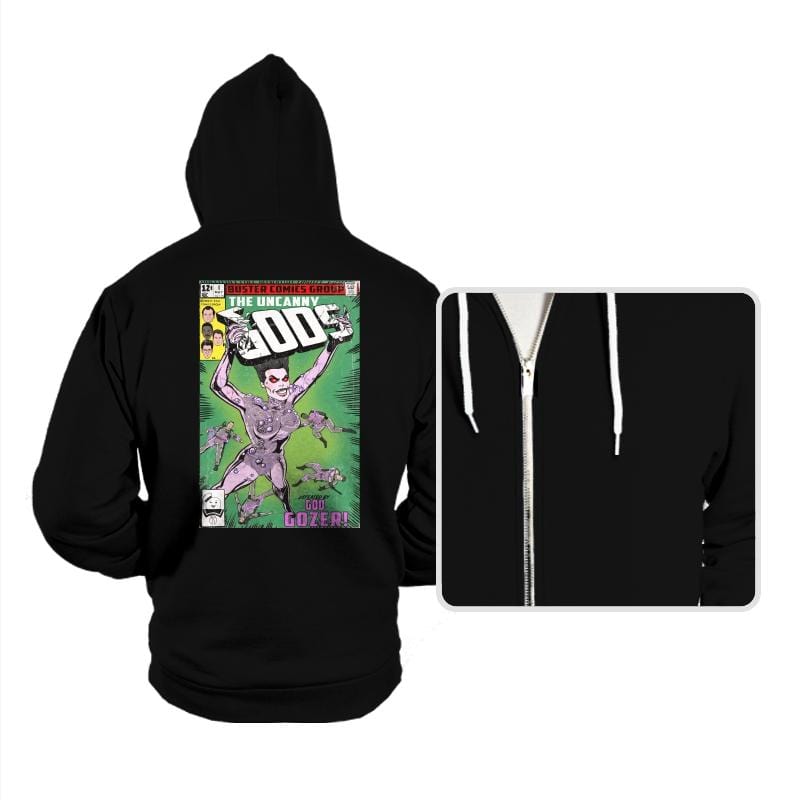 Uncanny Gods - Hoodies Hoodies RIPT Apparel Small / Black