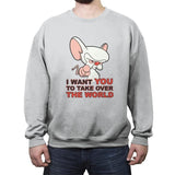 Uncle Brain - Crew Neck Sweatshirt Crew Neck Sweatshirt RIPT Apparel Small / Sport Gray