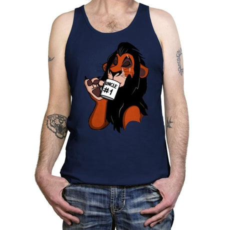 Uncle Number 1 - Raffitees - Tanktop Tanktop RIPT Apparel X-Small / Navy