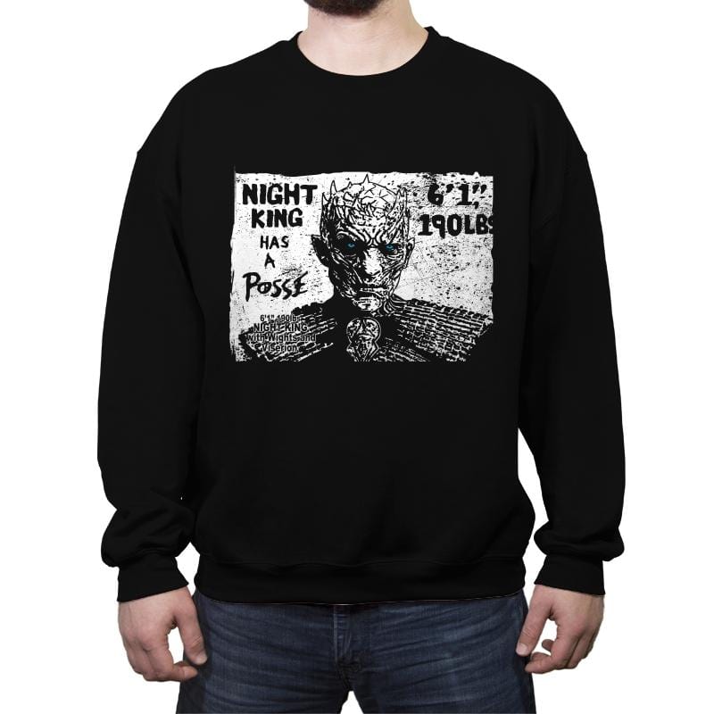 Undead Posse  - Crew Neck Sweatshirt Crew Neck Sweatshirt RIPT Apparel Small / Black