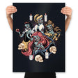 Undead Princesses - Best Seller - Prints Posters RIPT Apparel 18x24 / Black