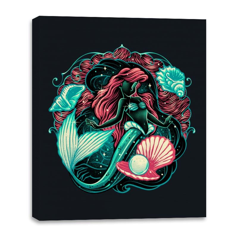 Under the Sea of Stars - Canvas Wraps Canvas Wraps RIPT Apparel 16x20 / Black