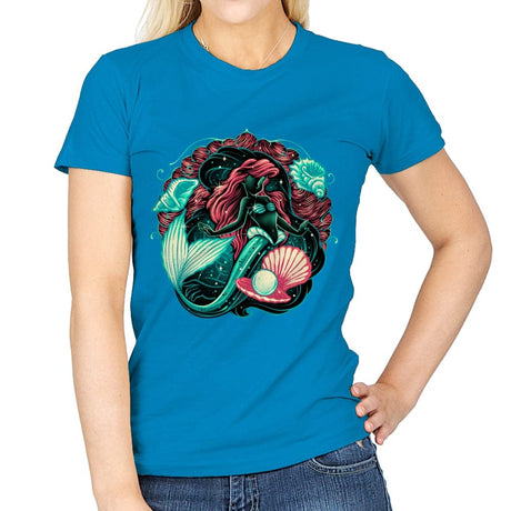 Under the Sea of Stars - Womens T-Shirts RIPT Apparel Small / Sapphire