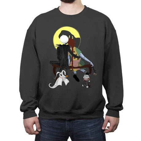 Undying Puppy Love - Crew Neck Sweatshirt Crew Neck Sweatshirt RIPT Apparel Small / Charcoal