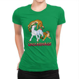 Unicarnage - Womens Premium T-Shirts RIPT Apparel Small / Kelly Green