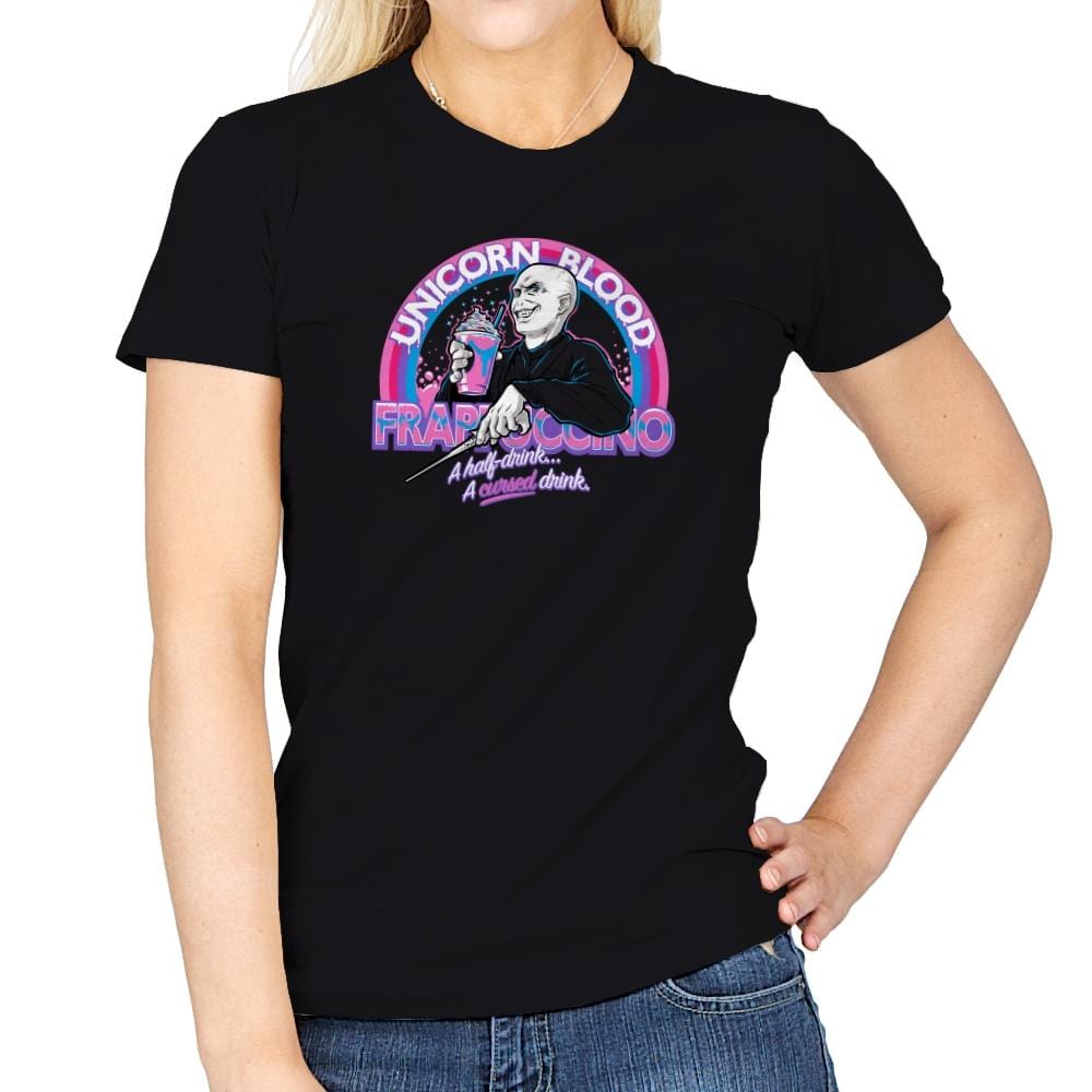 Unicorn Blood Frappe Exclusive - Womens T-Shirts RIPT Apparel Small / Black