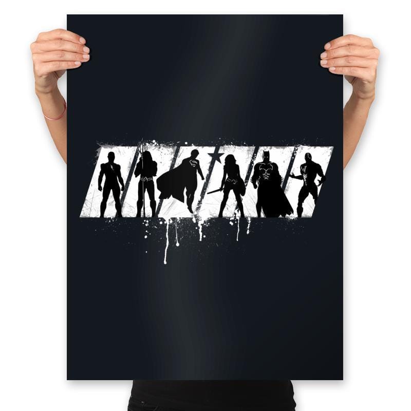 Universal Justice - Prints Posters RIPT Apparel 18x24 / Black