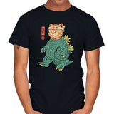 Unmasked Kaiju Meowster - Mens T-Shirts RIPT Apparel Small / Black