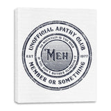 Unofficial Apathy Club Member - Canvas Wraps Canvas Wraps RIPT Apparel 16x20 / White