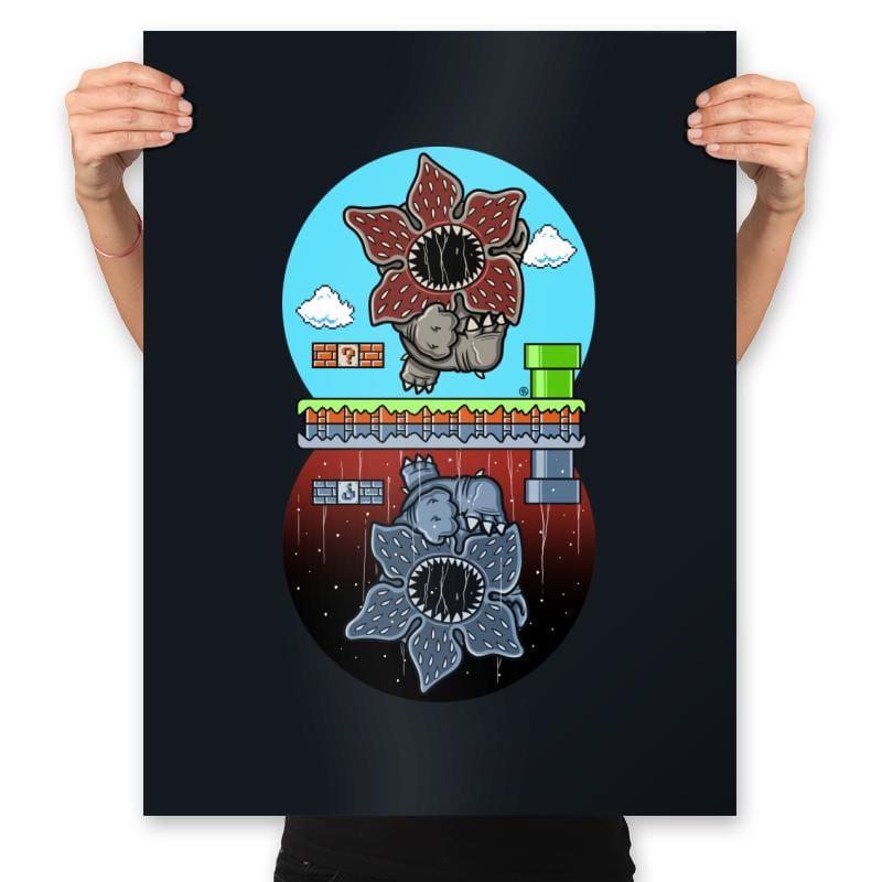 Upside Bros - Prints Posters RIPT Apparel 18x24 / Black