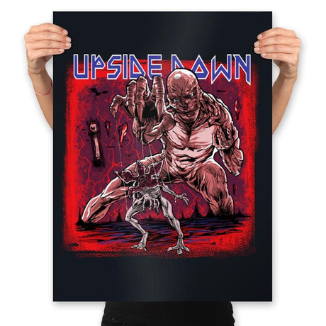 Upside Down - Prints Posters RIPT Apparel 18x24 / Black