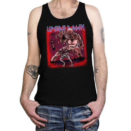 Upside Down - Tanktop Tanktop RIPT Apparel X-Small / Black