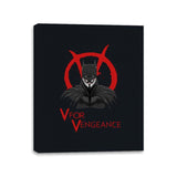 V for Vengeance - Canvas Wraps Canvas Wraps RIPT Apparel 11x14 / Black