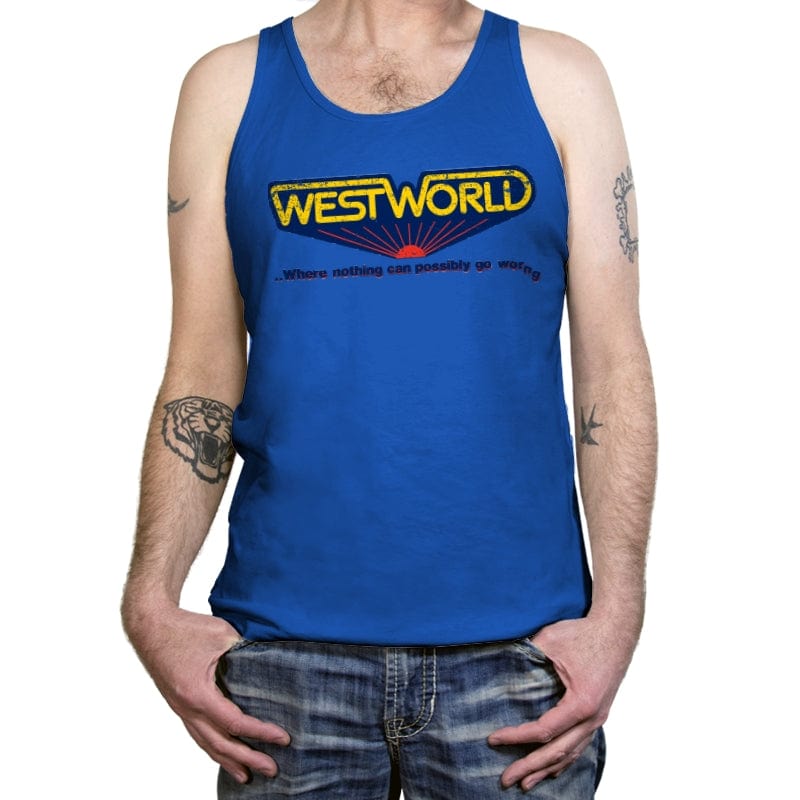 Vacation - Tanktop Tanktop RIPT Apparel X-Small / True Royal