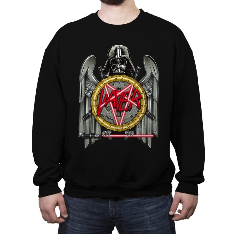 VADER OF DEATH - Anytime - Crew Neck Sweatshirt Crew Neck Sweatshirt RIPT Apparel Small / Black