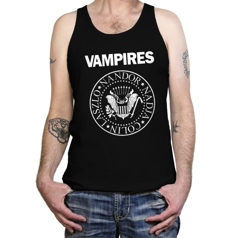 Vampires - Tanktop Tanktop RIPT Apparel X-Small / Black