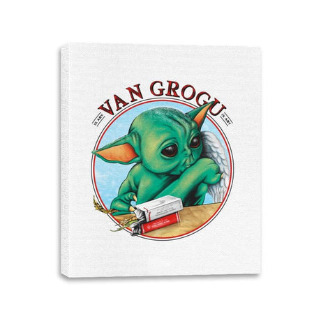 Van Grogu - Anytime - Canvas Wraps Canvas Wraps RIPT Apparel 11x14 / White