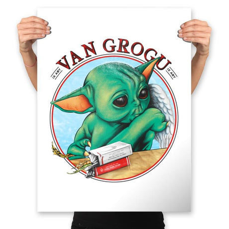 Van Grogu - Anytime - Prints Posters RIPT Apparel 18x24 / White