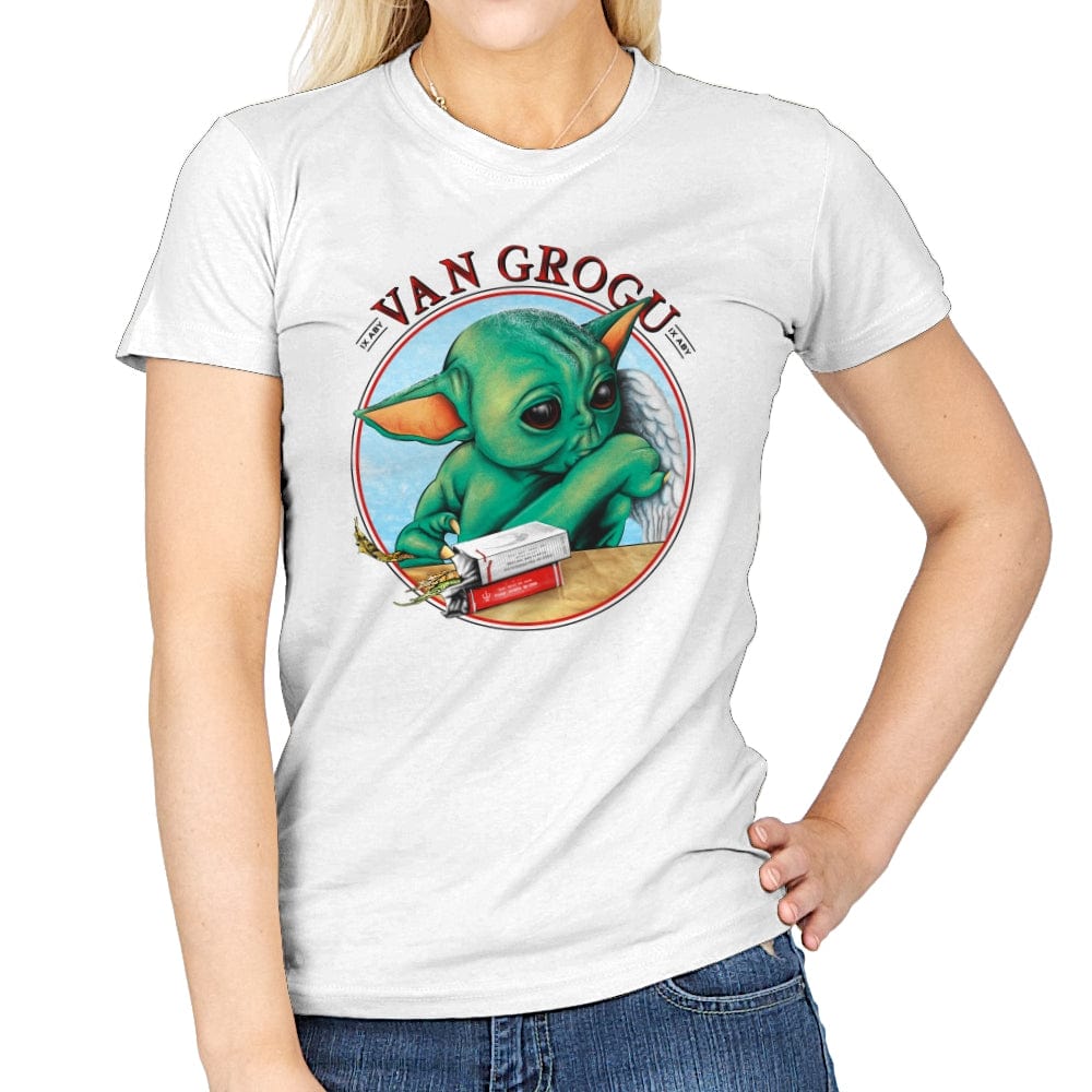 Van Grogu - Anytime - Womens T-Shirts RIPT Apparel Small / White