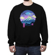 Vapor Landscape - Crew Neck Sweatshirt Crew Neck Sweatshirt RIPT Apparel Small / Black