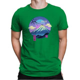 Vapor Landscape - Mens Premium T-Shirts RIPT Apparel Small / Kelly