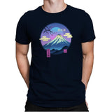 Vapor Landscape - Mens Premium T-Shirts RIPT Apparel Small / Midnight Navy