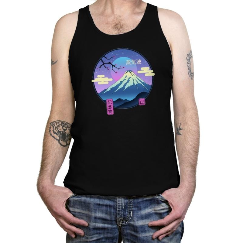 Vapor Landscape - Tanktop Tanktop RIPT Apparel X-Small / Black