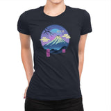 Vapor Landscape - Womens Premium T-Shirts RIPT Apparel Small / Midnight Navy