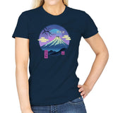 Vapor Landscape - Womens T-Shirts RIPT Apparel Small / Navy