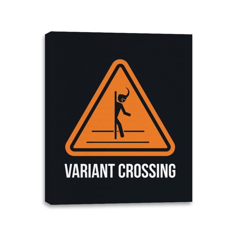 Variant Crossing - Canvas Wraps Canvas Wraps RIPT Apparel 11x14 / Black