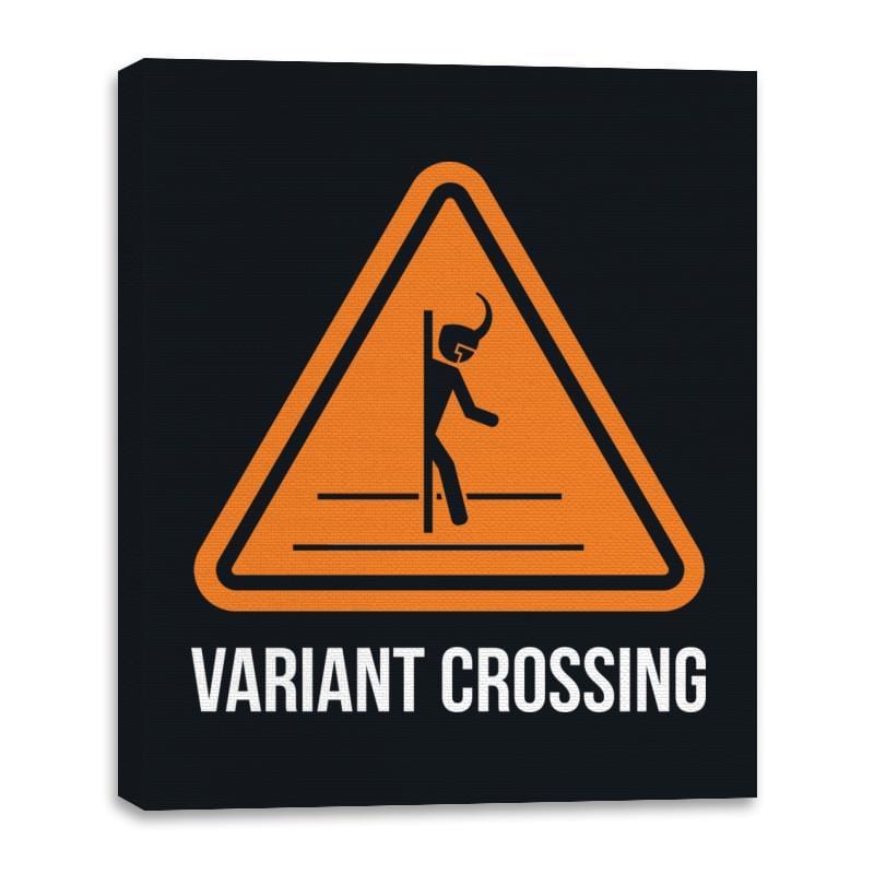 Variant Crossing - Canvas Wraps Canvas Wraps RIPT Apparel 16x20 / Black