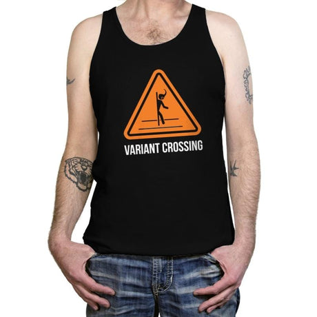 Variant Crossing - Tanktop Tanktop RIPT Apparel X-Small / Black