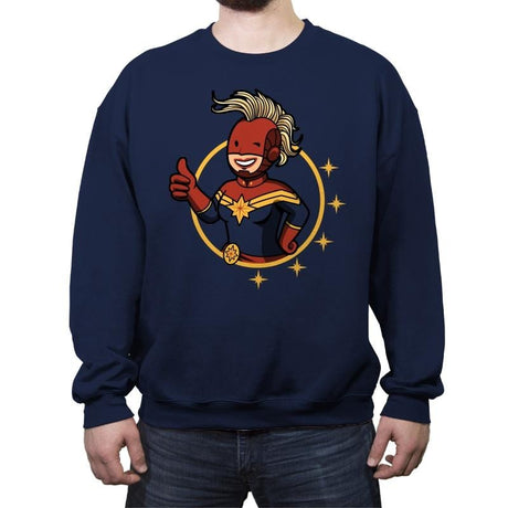 Vault Captain - Crew Neck Sweatshirt Crew Neck Sweatshirt RIPT Apparel Small / Navy