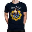 Vault Girl - Mens Premium T-Shirts RIPT Apparel Small / Midnight Navy