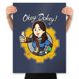 Vault Girl - Prints Posters RIPT Apparel 18x24 / Navy