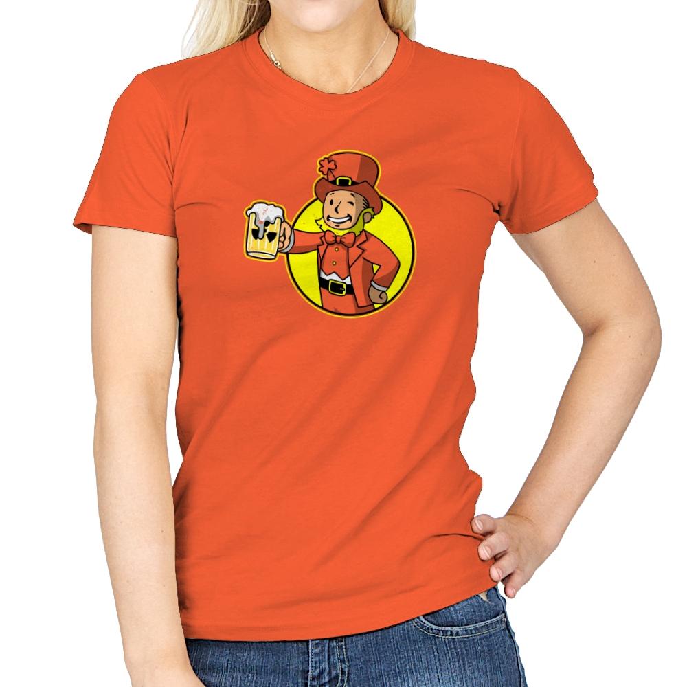 Vault Leprechaun Exclusive - Womens T-Shirts RIPT Apparel Small / Orange