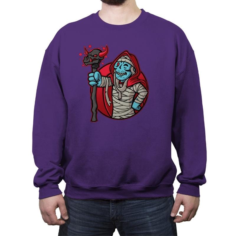 Vault Mummy - Crew Neck Sweatshirt Crew Neck Sweatshirt RIPT Apparel Small / Purple