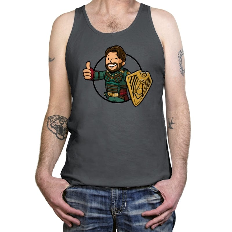 Vault Soldier Boy - Tanktop Tanktop RIPT Apparel X-Small / Asphalt