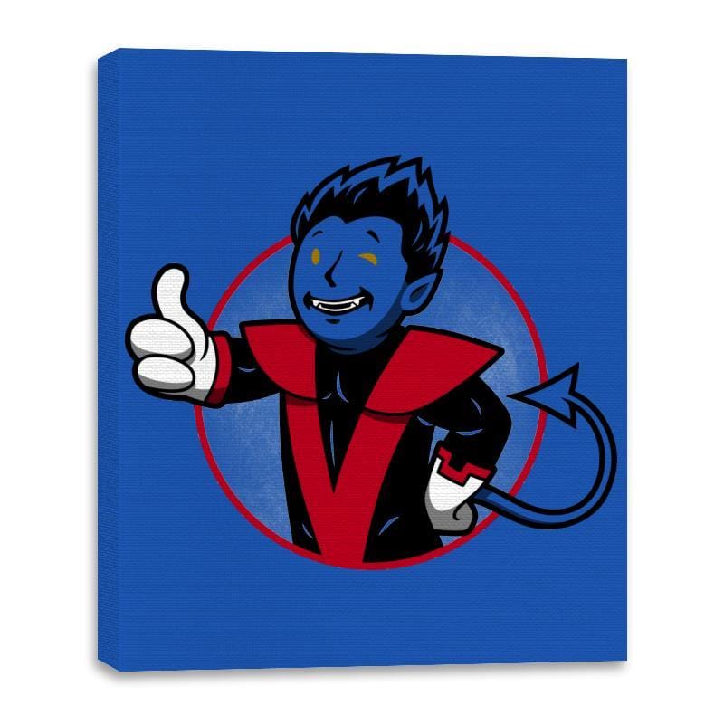 Vault Teleporter - Canvas Wraps Canvas Wraps RIPT Apparel 16x20 / Royal