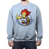 Vault Thunderian - Crew Neck Sweatshirt Crew Neck Sweatshirt RIPT Apparel Small / Light Blue