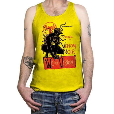 Venom Noir - Tanktop Tanktop RIPT Apparel X-Small / Neon Yellow