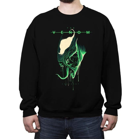 Venomous Covenant - Crew Neck Sweatshirt Crew Neck Sweatshirt RIPT Apparel Small / Black