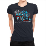 Venture Down to Wonderland - Womens Premium T-Shirts RIPT Apparel Small / Midnight Navy