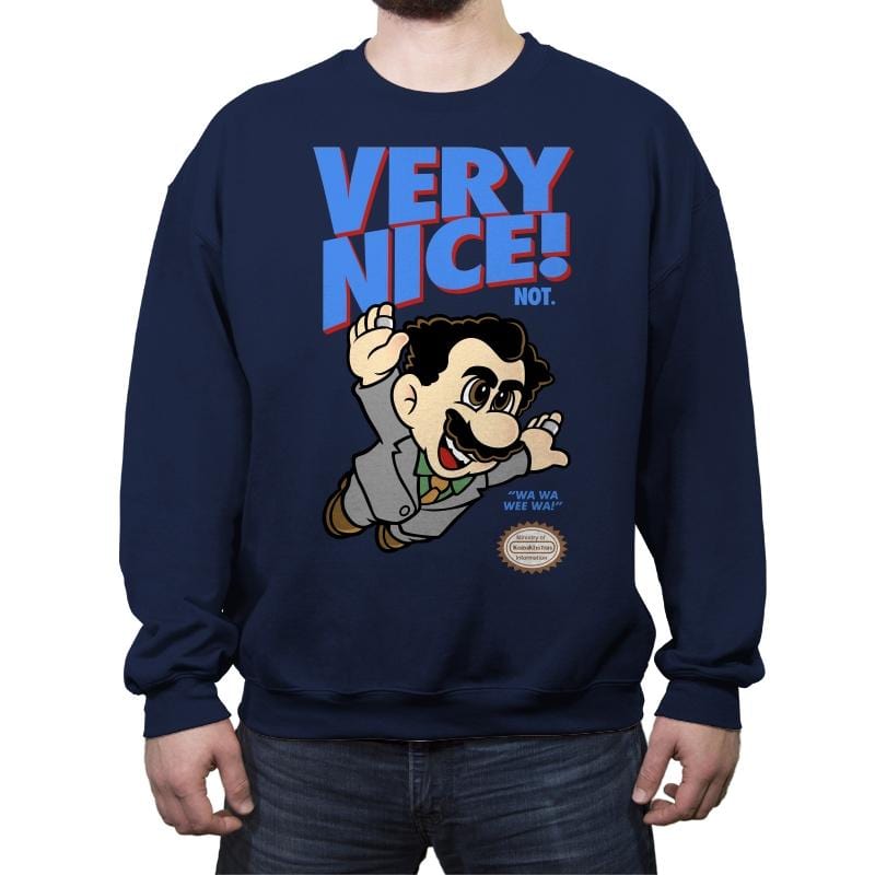 Very Nice - Crew Neck Sweatshirt Crew Neck Sweatshirt RIPT Apparel Small / Navy