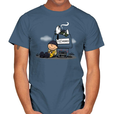 Video Store Nuts - Mens T-Shirts RIPT Apparel Small / Indigo Blue