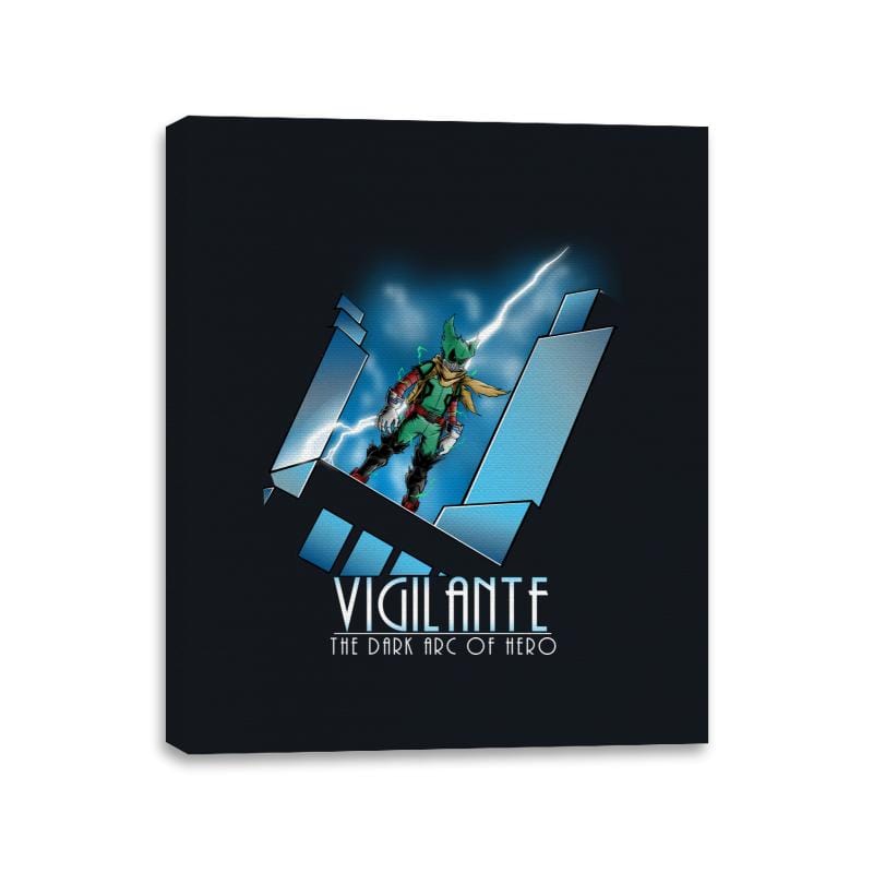 Vigilante - Canvas Wraps Canvas Wraps RIPT Apparel 11x14 / Black