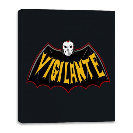 Vigilante Knight - Canvas Wraps Canvas Wraps RIPT Apparel 16x20 / Black