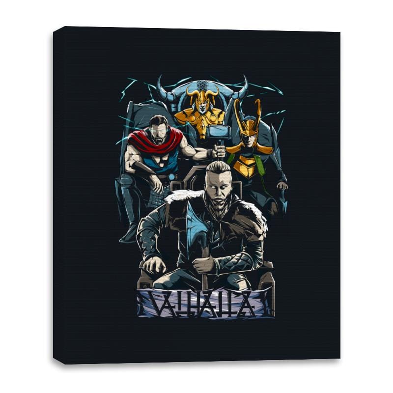 Viking Ancestors - Canvas Wraps Canvas Wraps RIPT Apparel 16x20 / Black