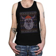 Viking Christmas - Ugly Holiday - Tanktop Tanktop RIPT Apparel X-Small / Black