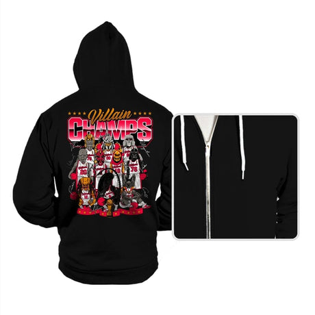 Villain Champs - Hoodies Hoodies RIPT Apparel Small / Black